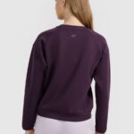 brīvā laika džemperis sweatshirt dark violet 4f waw25tswsf1871 50s 2