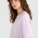 brīvā laika krekls tshirt light violet 4f waw25ttshf2350 52s