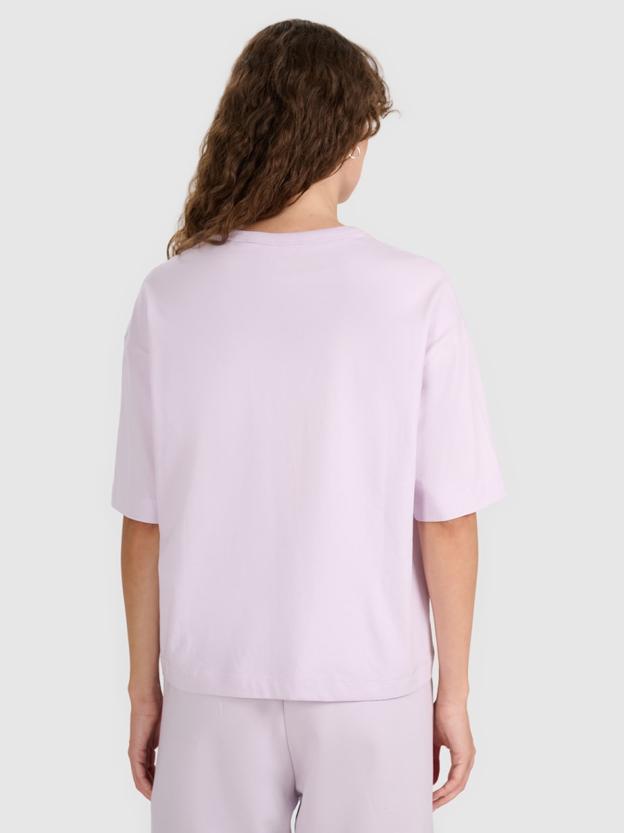 brīvā laika krekls tshirt light violet 4f waw25ttshf2350 52s 1