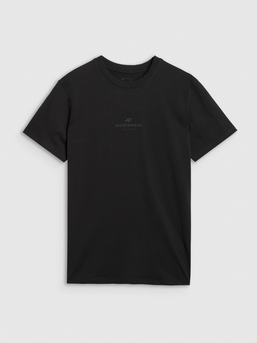 brīvā laika tkrekls tshirt deep black 4f waw25ttshm2961 20s 2