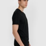 brīvā laika tkrekls tshirt deep black 4f waw25ttshm3131 20s