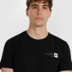 brīvā laika tkrekls tshirt deep black 4f waw25ttshm3131 20s 1