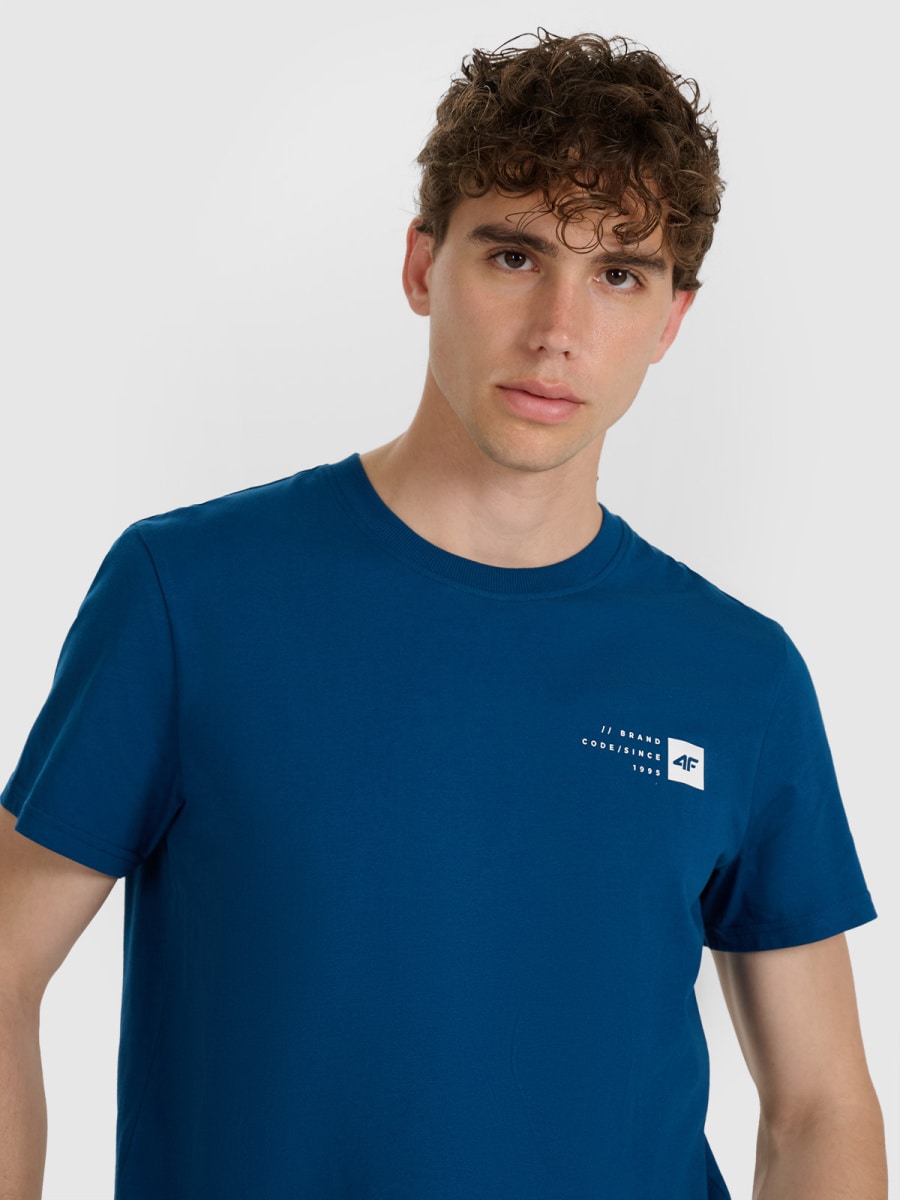 brīvā laika tkrekls tshirt teal 4f waw25ttshm3131 46s 1