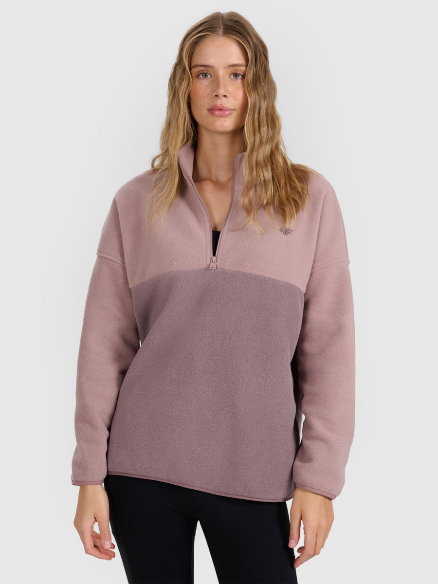 flīsa jaka fleece beige 4f waw25tflef421 83s