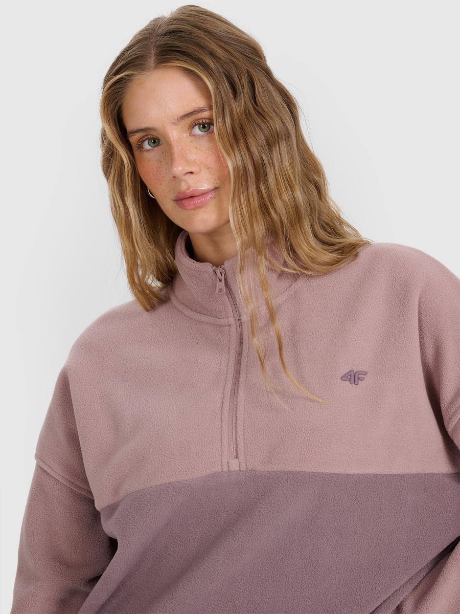 flīsa jaka fleece beige 4f waw25tflef421 83s 1