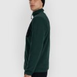 flīsa jaka fleece dark green 4f waw25tflem414 40s