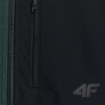 flīsa jaka fleece dark green 4f waw25tflem414 40s 3