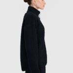 flīsa jaka fleece deep black 4f waw25tflef328 20s 1