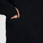 flīsa jaka fleece deep black 4f waw25tflef328 20s 3