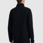 flīsa jaka fleece deep black 4f waw25tflef328 20s 5