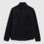 flīsa jaka fleece deep black 4f waw25tflef328 20s 6