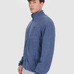 flīsa jaka fleece denim 4f waw25tflem357 32s 1