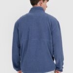 flīsa jaka fleece denim 4f waw25tflem357 32s 2