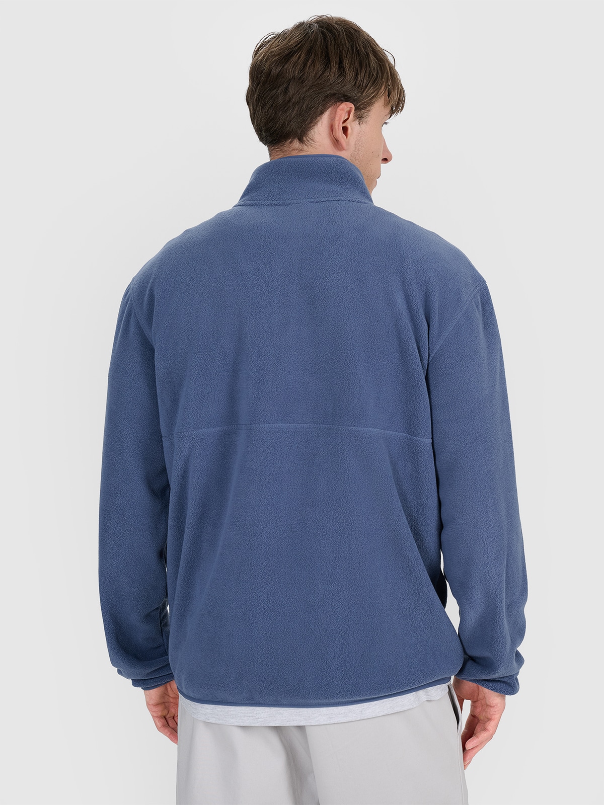 flīsa jaka fleece denim 4f waw25tflem357 32s 2