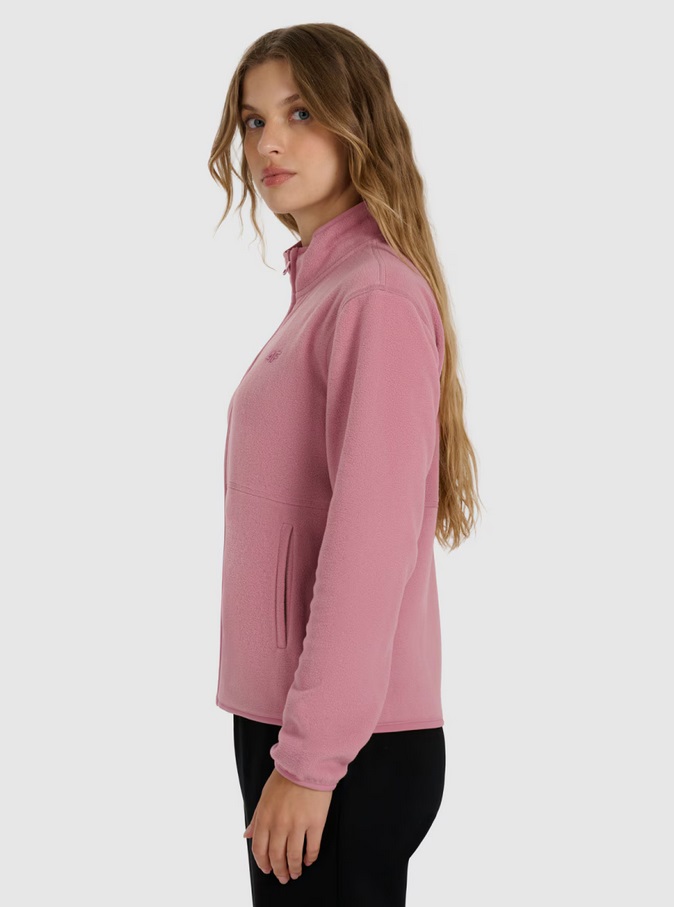 flīsa jaka fleece light pink 4f waw25tflef354 56s