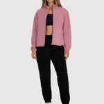 flīsa jaka fleece light pink 4f waw25tflef354 56s 3