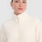 flīsa jaka fleece off white 4f waw25tflef328 11s 2