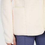 flīsa jaka fleece off white 4f waw25tflef328 11s 3