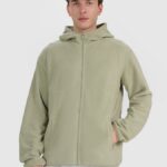 flīsa jaka fleece olive 4f waw25tflem358 44s
