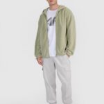 flīsa jaka fleece olive 4f waw25tflem358 44s 3