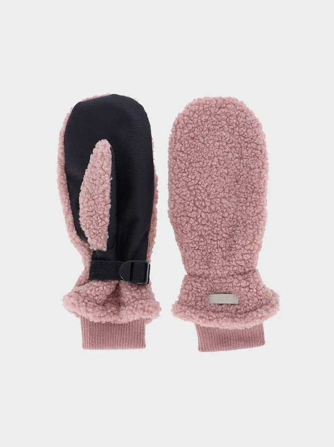 ikdienas cimdi gloves pale coral 4f waw25aglou103 65s