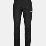 pārgājiena bikses routa w winter pants black print ha 065 0555 p99p