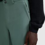pārgājiena bikses trousers fnk dark green 4f waw25tftrm0990 40s 1