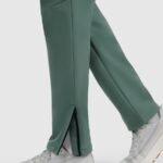 pārgājiena bikses trousers fnk dark green 4f waw25tftrm0990 40s 2