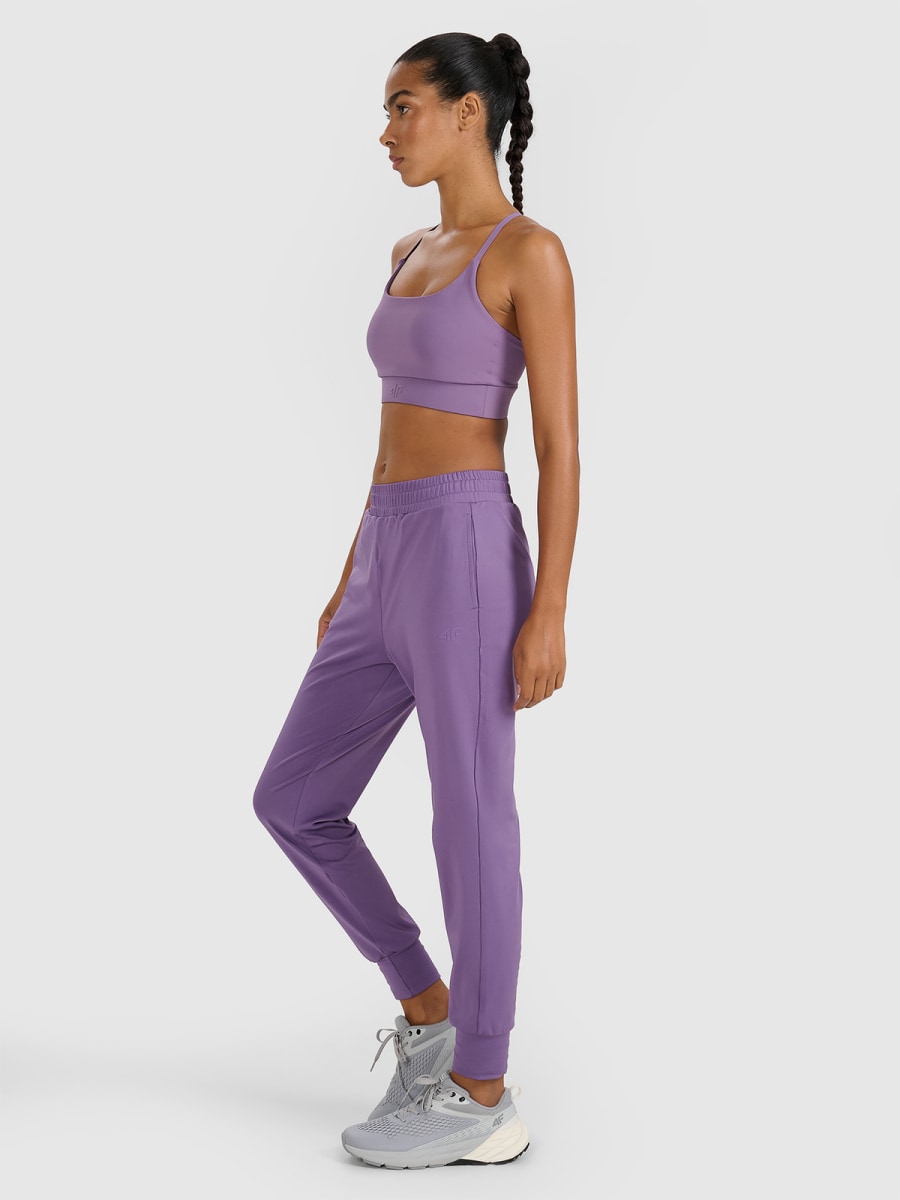 sporta bikses trousers fnk dark pink 4f waw25tftrf0934 53s