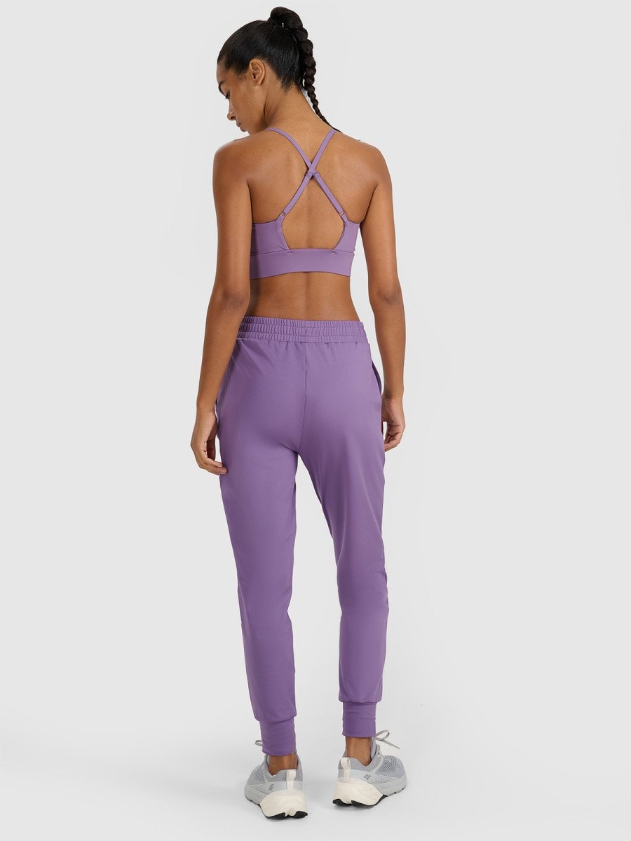 sporta bikses trousers fnk dark pink 4f waw25tftrf0934 53s 3