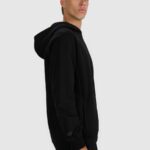 sporta džemperis sweatshirt deep black 4f waw25tswsm1946 20s