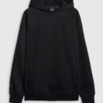 sporta džemperis sweatshirt deep black 4f waw25tswsm1946 20s 4