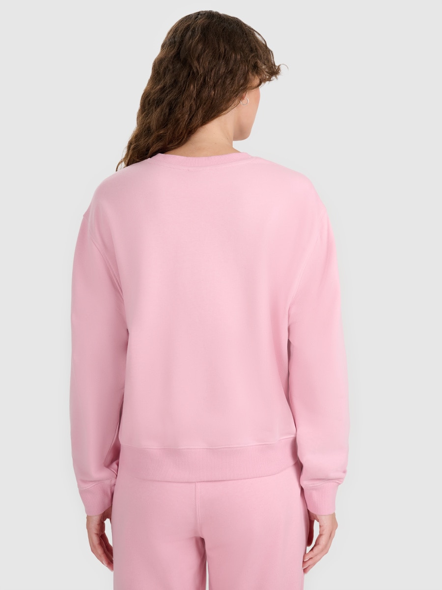 sporta džemperis sweatshirt light pink 4f wmm00tswsf1765 56s 2