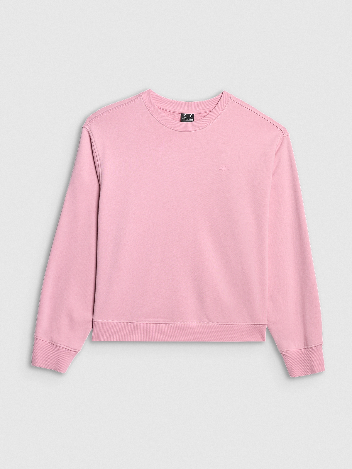 sporta džemperis sweatshirt light pink 4f wmm00tswsf1765 56s 3