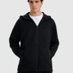 sporta jaka sweatshirt deep black 4f waw25tswsm1865 20s