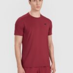 sporta krekls tshirt fnk dark red 4f waw25tftsm1521 61s