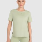 sporta krekls tshirt fnk light green 4f waw25tftsf1517 42s