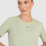 sporta krekls tshirt fnk light green 4f waw25tftsf1517 42s 1