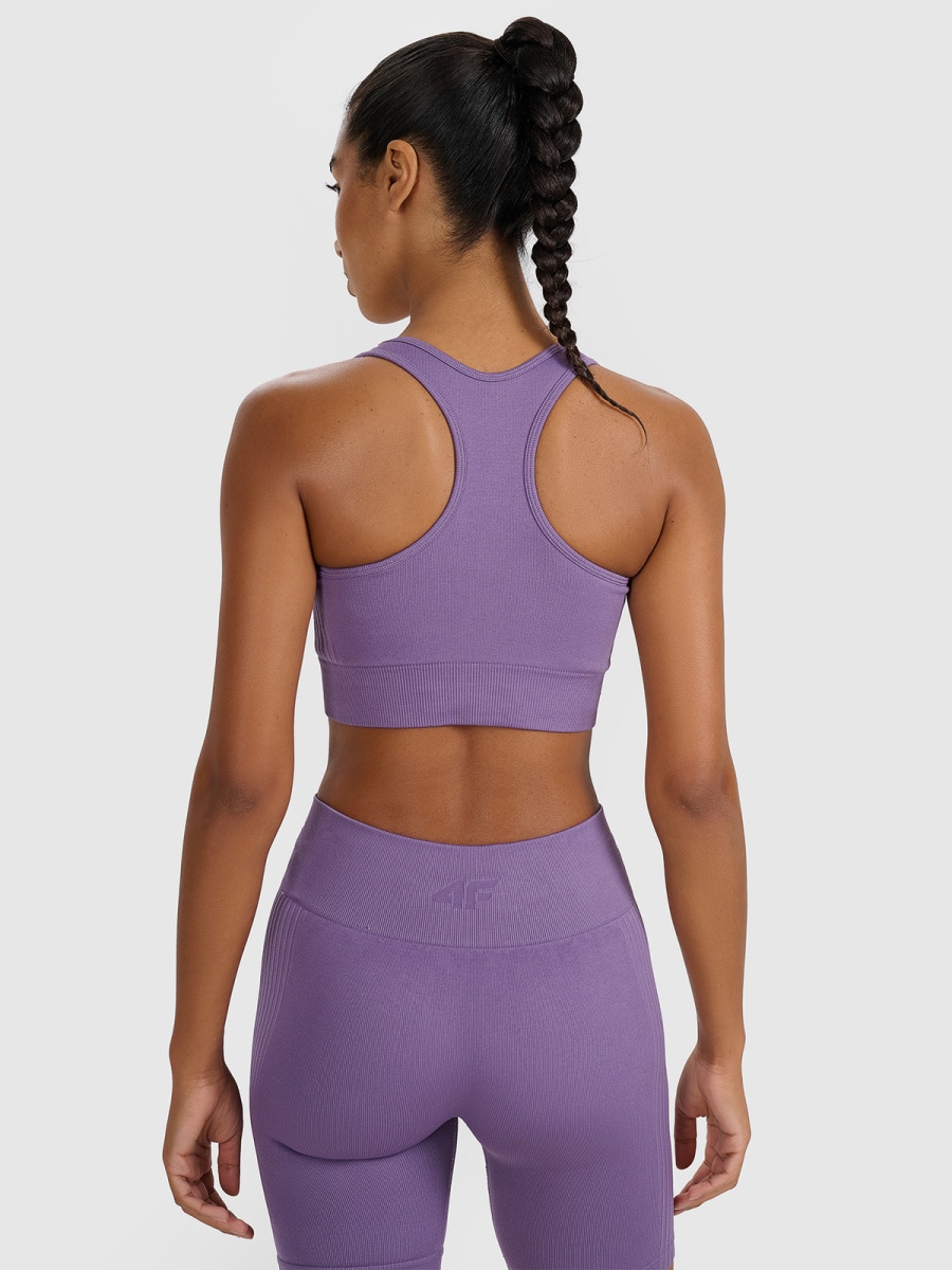 sporta krūšturis sport bra dark pink 4f waw25usbaf176 53s 2