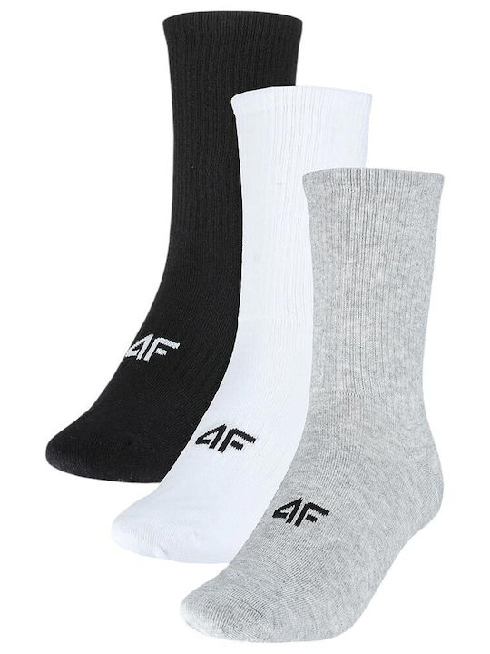 sporta zeķes socks multicolour 4f waw25usocu397 90s