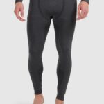 termoveļas bikses seamless underwear black melange 4f waw25useam238 21m