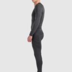 termoveļas bikses seamless underwear black melange 4f waw25useam238 21m