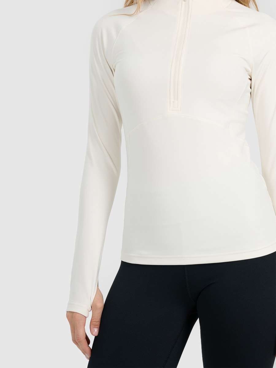 termoveļas krekls brushed underwear creme 4f waw25ubruf096 12s 4