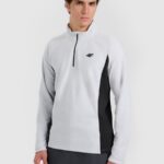 termoveļas krekls fleece underwear cold light grey 4f waw25uflem066 27s