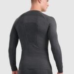 termoveļas krekls seamless underwear black melange 4f waw25useam237 21m 2