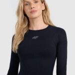 termoveļas krekls seamless underwear deep black 4f waw25useaf220 20s 1