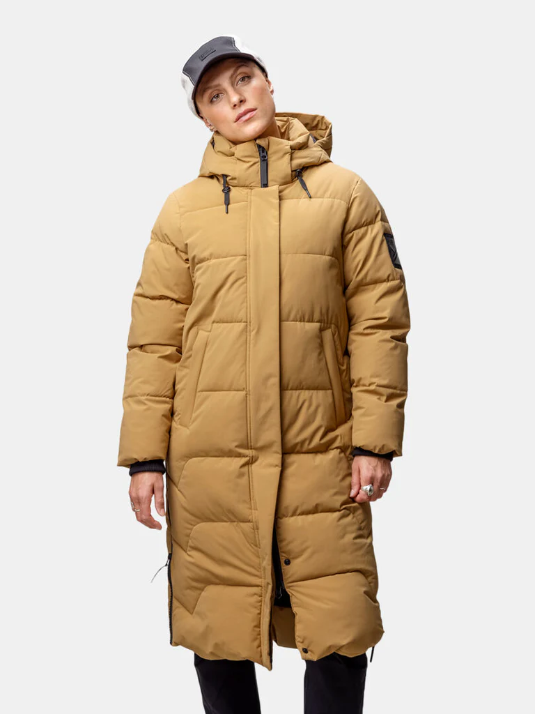 virsjaka brahe w puffer coat apple cinnamon brown ha 065 0560 g73