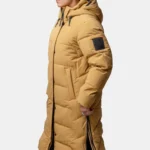virsjaka brahe w puffer coat apple cinnamon brown ha 065 0560 g73
