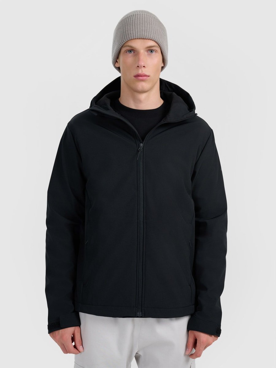 virsjaka softshell jacket deep black 4f waw25tsofm362 20s