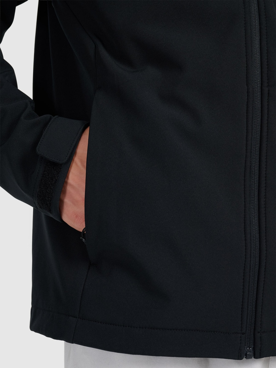 virsjaka softshell jacket deep black 4f waw25tsofm362 20s 2